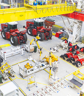 Новый тракторный завод отрабатывает технологии